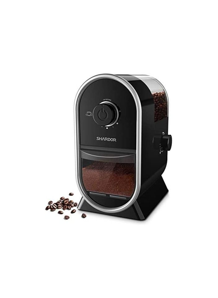 SHARDOR Electric Burr Coffee Grinder with 14 Grind Settings, Adjustable Burr Mill Coffee Bean Grinder for Espresso, Drip Coffee, French Press and Percolator Coffee, Cleaning Brush Included - Image 1