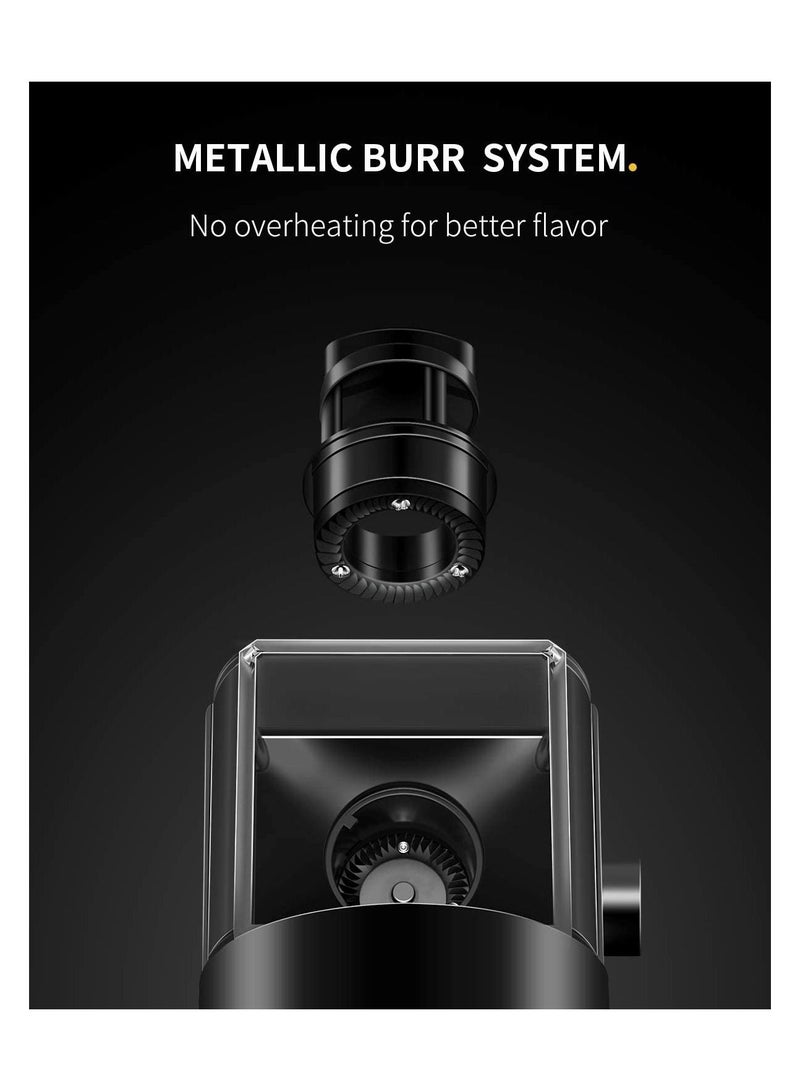 SHARDOR Electric Burr Coffee Grinder with 14 Grind Settings, Adjustable Burr Mill Coffee Bean Grinder for Espresso, Drip Coffee, French Press and Percolator Coffee, Cleaning Brush Included - Image 3