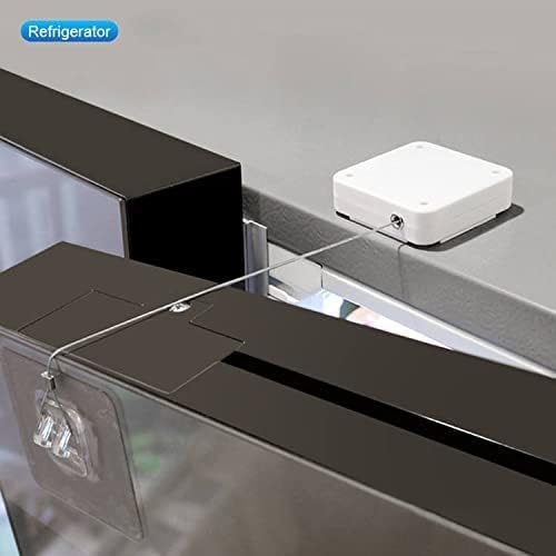 EDBIRET PunchFree Automatic Sensor Door Closer Residential Sliding Screen Door Closer Commercial Multifunctional Door Closer Auto Door Closer with Steel Drawstring - Image 4