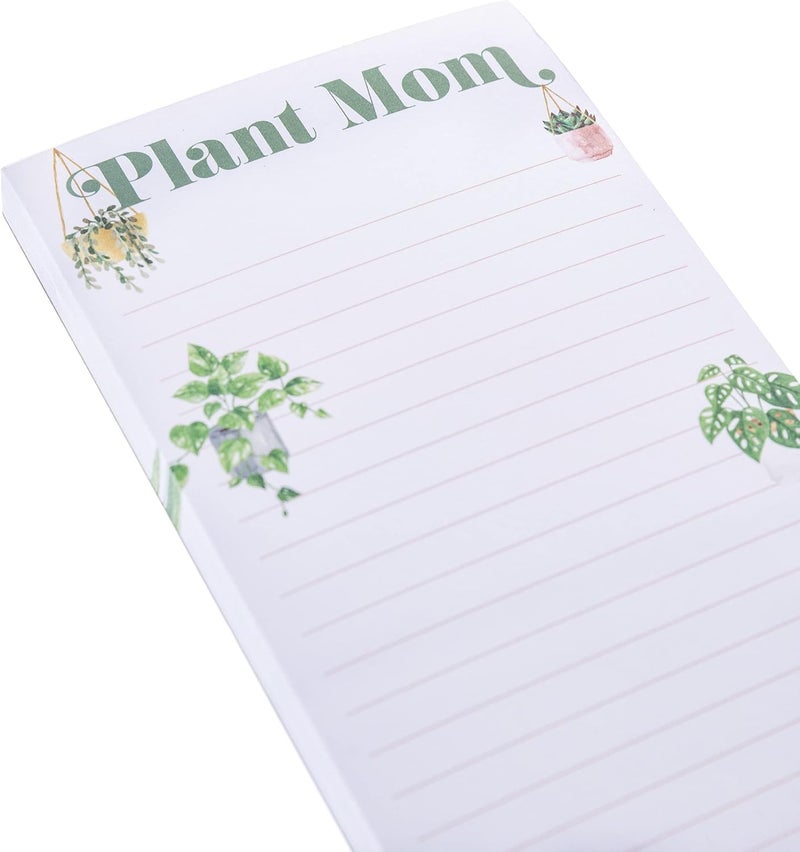 Graphique “Plant Mom” Magnetic Notepad | 100 Tear-Away Sheets | Grocery, Shopping, To-Do List | Magnetic Writing Pad for Fridge, Kitchen, Office | Lined Paper | Great Gift | 4” x 9.25” - Image 2