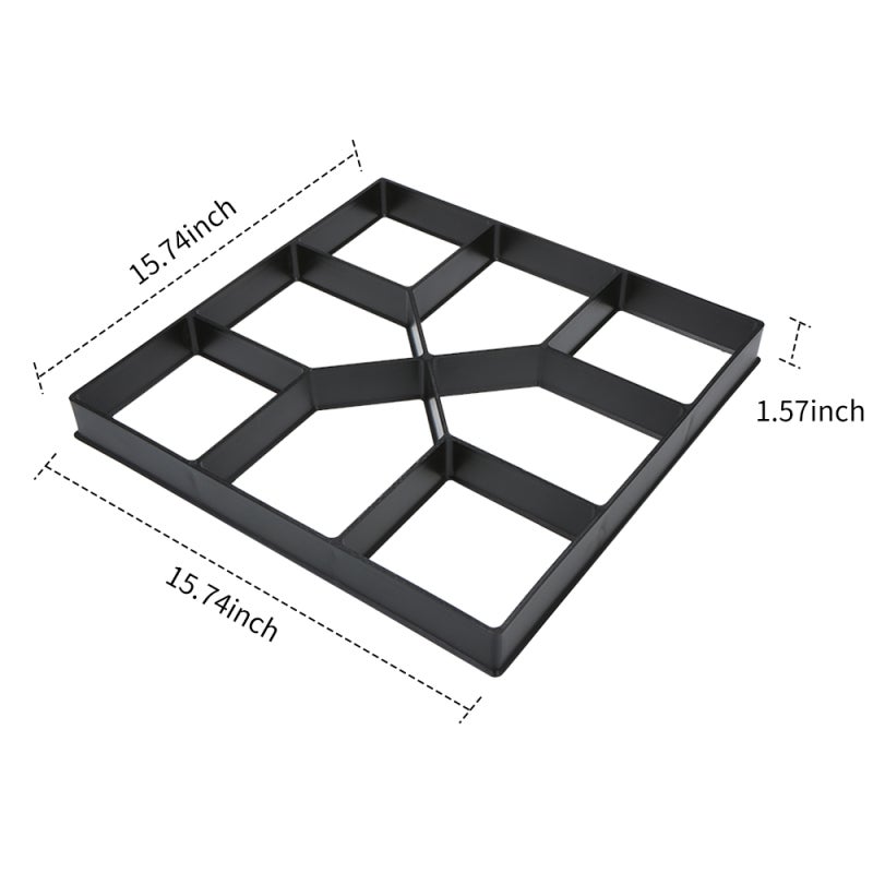 Paving Mould 1pc Thickened Tough ABS Material - Reusable Walk Maker for Home Patios Paths Courtyards Walkways Driveways - Image 3