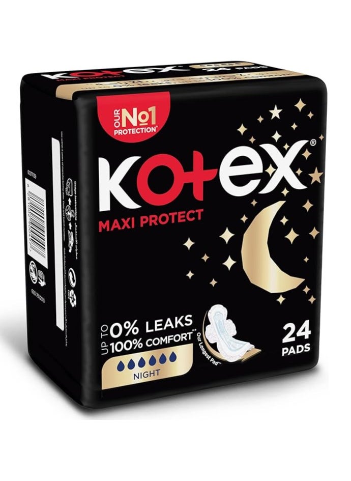 Kotex - Thick Night Pads with Wings - Image 1