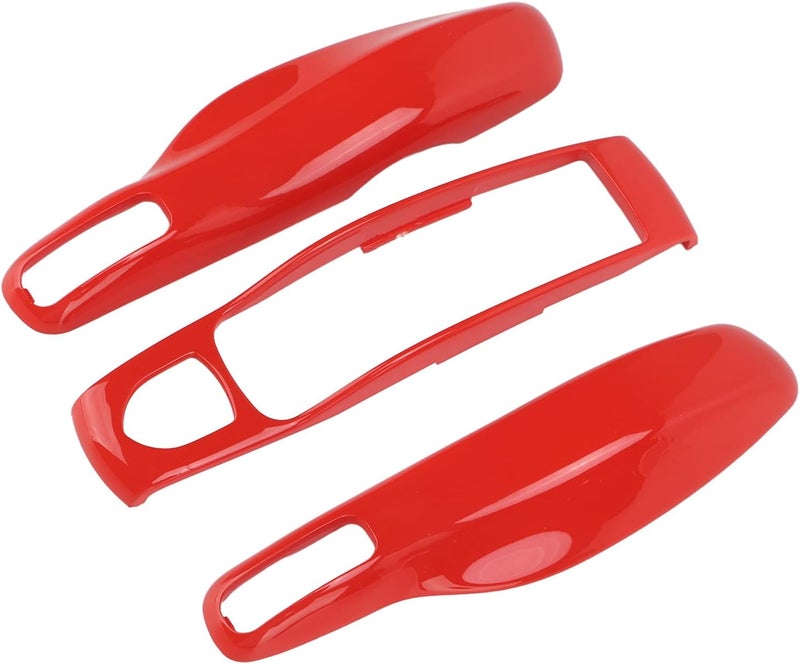 Key Fob Cover Shell Protector, ABS Replacement Case for Panamera 911 718 - Durable Wear , Easy Installation for Car Key Protection (Lava Orange) - Image 4
