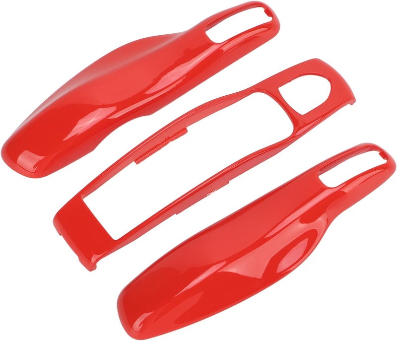 Key Fob Cover Shell Protector, ABS Replacement Case for Panamera 911 718 - Durable Wear , Easy Installation for Car Key Protection (Lava Orange) - Image 1