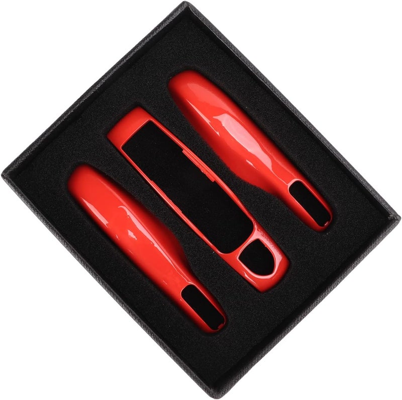 Key Fob Cover Shell Protector, ABS Replacement Case for Panamera 911 718 - Durable Wear , Easy Installation for Car Key Protection (Lava Orange) - Image 3