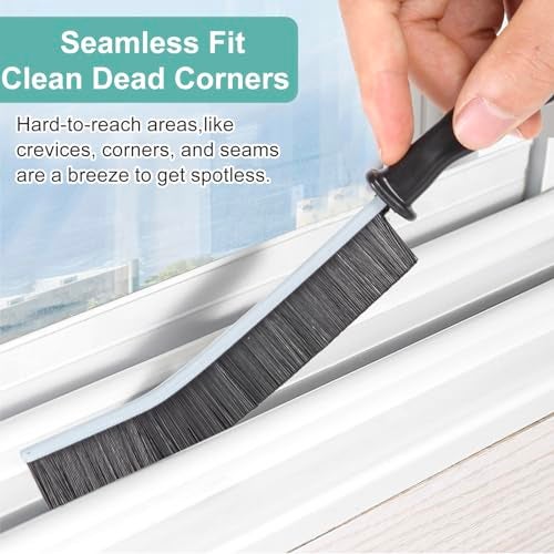 BANSTLE Crevice Cleaning Brush, Multifunctional Hard-Bristled Gap Scrub Brush, 2025 New Multifunctional Gap Cleaning Brush Tool, Dead Corners Brushes for Bathroom Kitchen Tiles Window Door Slots, 3pcs - Image 2