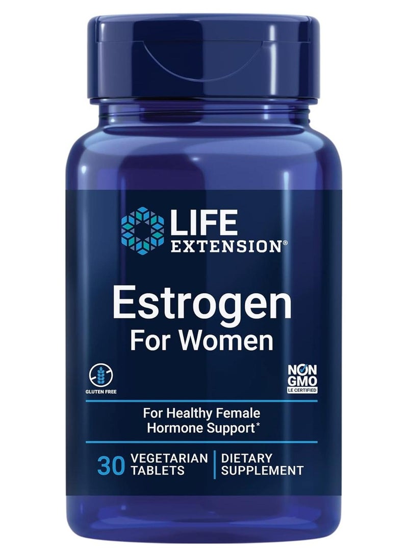 لايف إكستنشن إطالة عمر هرمون الاستروجين للنساء 30 قرصًا - Image 1