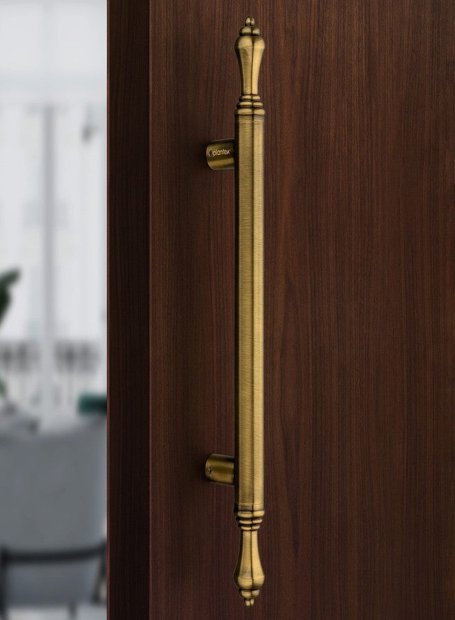 Plantex Heavy Duty Main Door Handle/14 Inch Door Handle for Main Door/Pull-Push Handle - Pack of 1 (Brass Antique) - 3 Years Warranty - Image 1