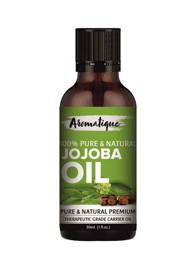AROMATIQUE Jojoba Carrier Oil For Faceskin & Hair Growth 100% Pure And Natural Cold Pressed 30 Ml  - Image 3