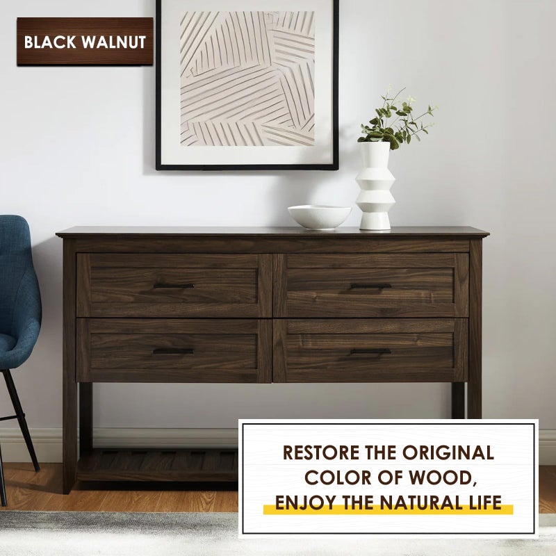 DWIL Water Based Wood Stain - Multiple Finishes, Fast Drying, Indoor and Outdoor Furniture, Wood Paneling, Cabinets and More, Low Odor ï¼† Non-Toxic (8.5oz Black Walnut) - Image 3