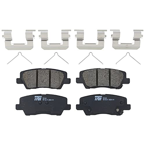TRW Pro TRC1839 Disc Brake Pad Set For Cadillac ATS 20162017 Rear And Other Applications - Image 1