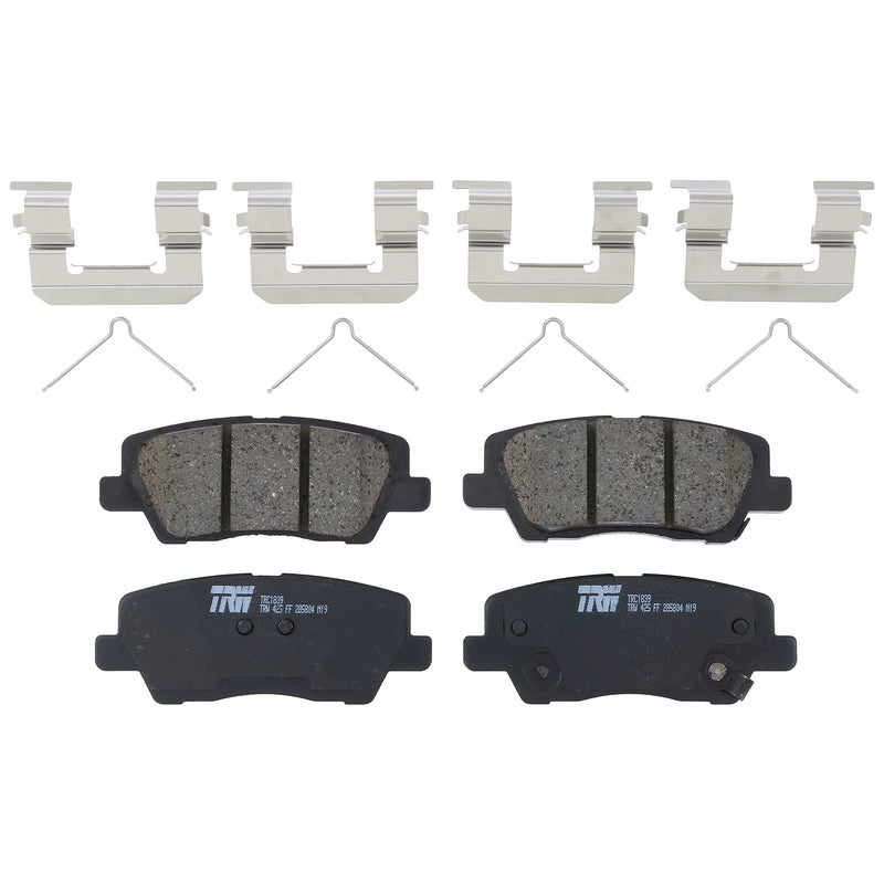 TRW Pro TRC1839 Disc Brake Pad Set For Cadillac ATS 20162017 Rear And Other Applications - Image 2