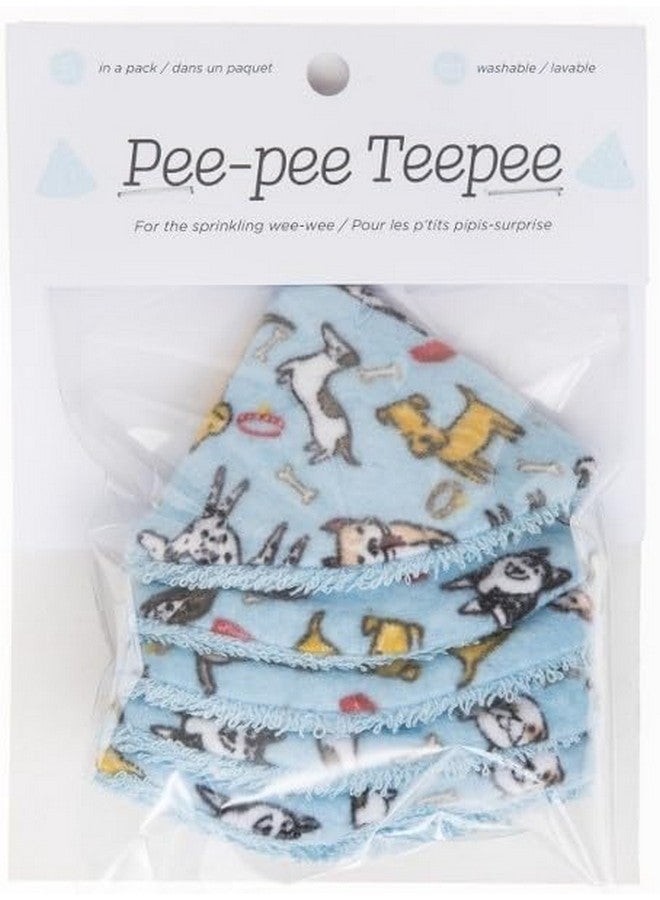 Beba Bean Pee Pee Teepee Dogs 5 Pieces Baby boy Pee Shield Babyboy Essentials peepeeeteepee Baby boy Diaper Cover for Boys Teepee Baby boy Pee Shield Pee Covers - Image 1
