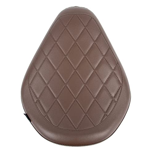 Lorababer Motorcycle Leather Rider Solo Seat Saddle Cushion Pad Compatible with Rebel CMX 500 300 CMX500 CMX300 2017 2018 2019 2020 2021 2022 2023 2024 Front Driver Pressure Relief Soft Pillion, Brown - Image 5