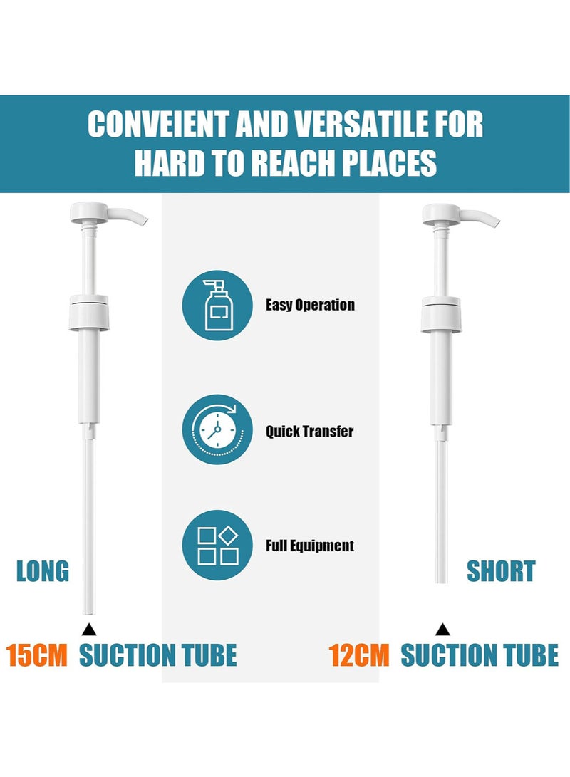 Fluid Pump for Standard Quart Bottles - 8cc Per Pump Stroke, 28mm Transmission Fluid Pump with 3rd Hand Adapter, Transfer Gear Oil, Differential and Transmission Fluid Gear Lube Pump - Image 5