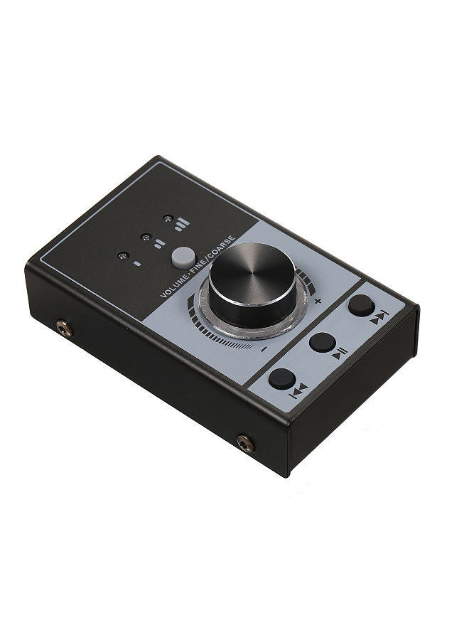 Multimedia USB Computer Volume Control Controller Multimedia USB Controller Knob PC Computer Speaker Audio Adjuster Volume Controller One-Click Mute 3 Volume Control Modes Plug and Play
