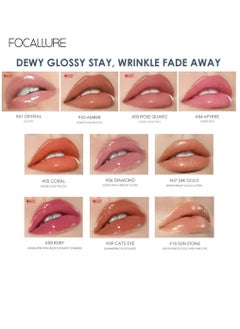 FOCALLURE High Shine Lip Glow Coral FA-153 #5  - Image 2