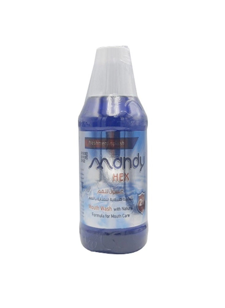 Mandy Care Mandy Hex Mouthwash With Natural Formula For Mouth Care 300 ml 