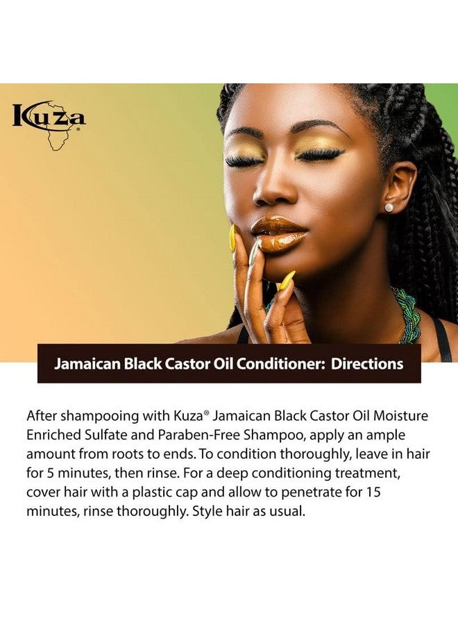 Kuza Jamaican Black Castor Oil With Coconut Oil Conditioner 8Oz. - Image 5