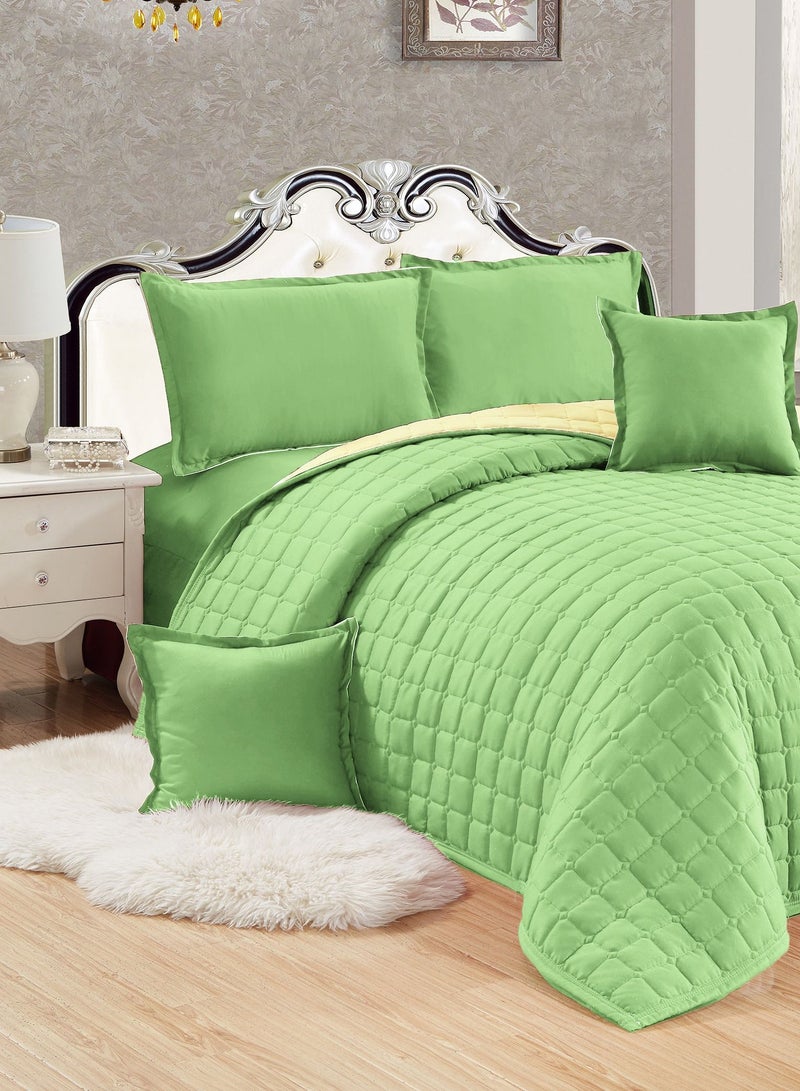 سليب نايت طقم لحاف سليب نايت 6 قطع مقاس كينج 220 × 240 سم طقم سرير مزدوج بوجهين قابل للانعكاس لجميع الفصول - Image 4