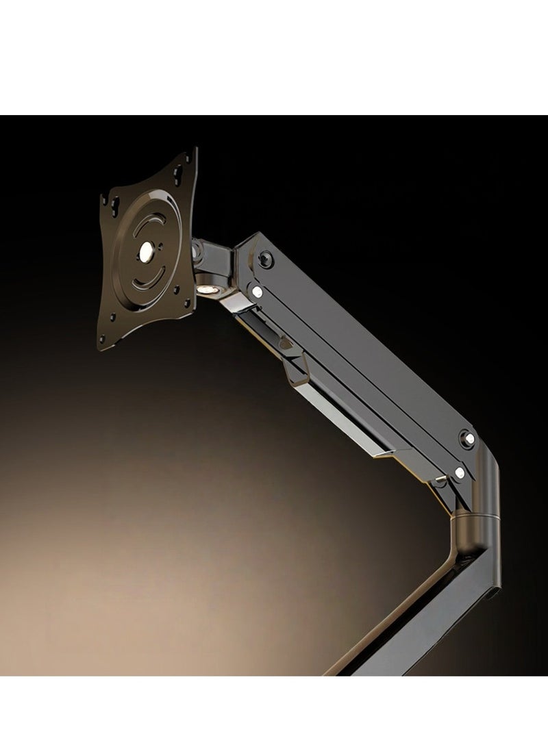 KALOC Single Monitor Arm Mount for 17-32 inches Screen,Free Lifting Tilting Rotating Stand,Load-bearing 9KG,VESA 75*75/100*100mm - White  - Image 3