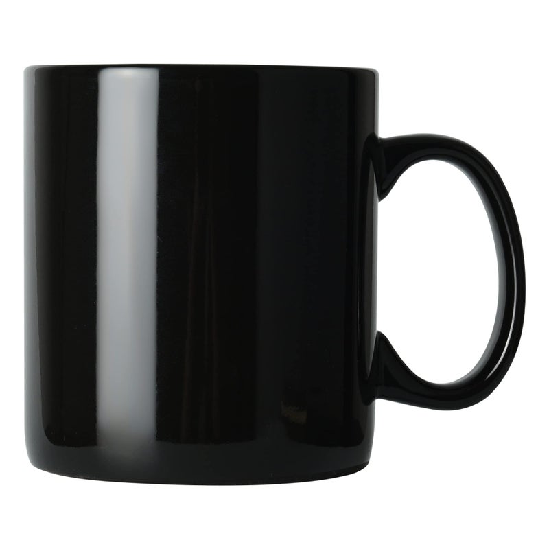 CAILIDE 29oz Extra Large Ceramic Coffee Mug with Handle for Office and Home Black