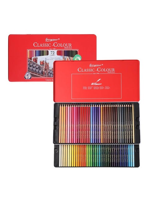 Giorgione Artists Colouring Pencils Tin Set of 72