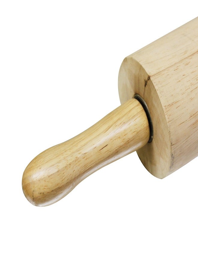 TrueCraftware 18" Wooden Rolling Pin 3-1/4" Diameter- WoodenRoll Pin for Fondant Pie Crust Cookie Pastry Dough Classic Pastry Rolling Pin - Image 5