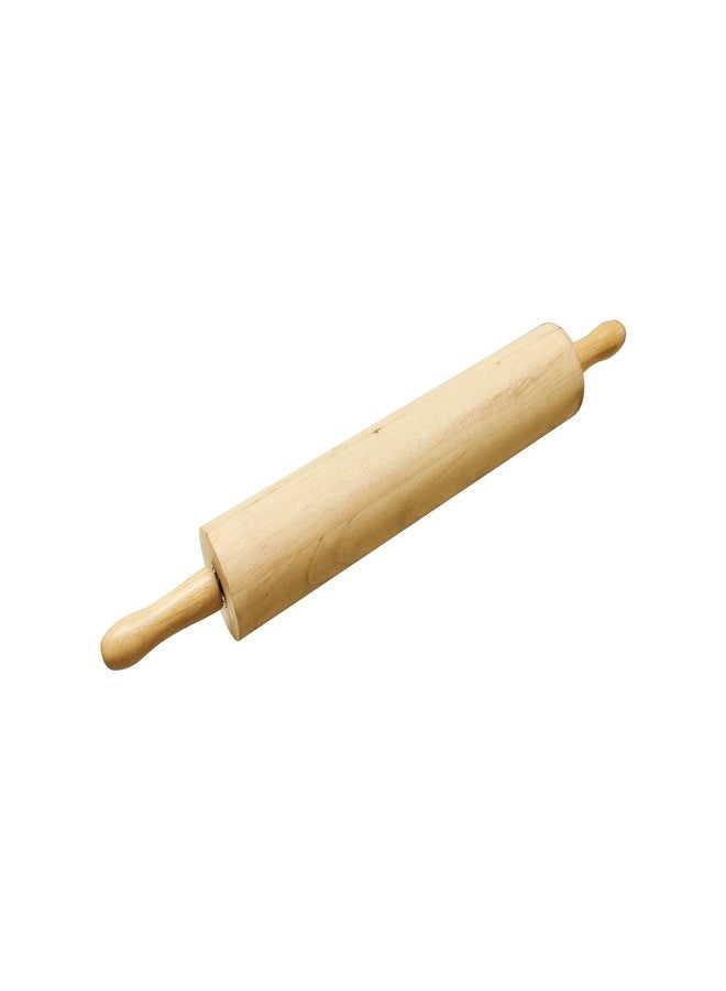 TrueCraftware 18" Wooden Rolling Pin 3-1/4" Diameter- WoodenRoll Pin for Fondant Pie Crust Cookie Pastry Dough Classic Pastry Rolling Pin - Image 4
