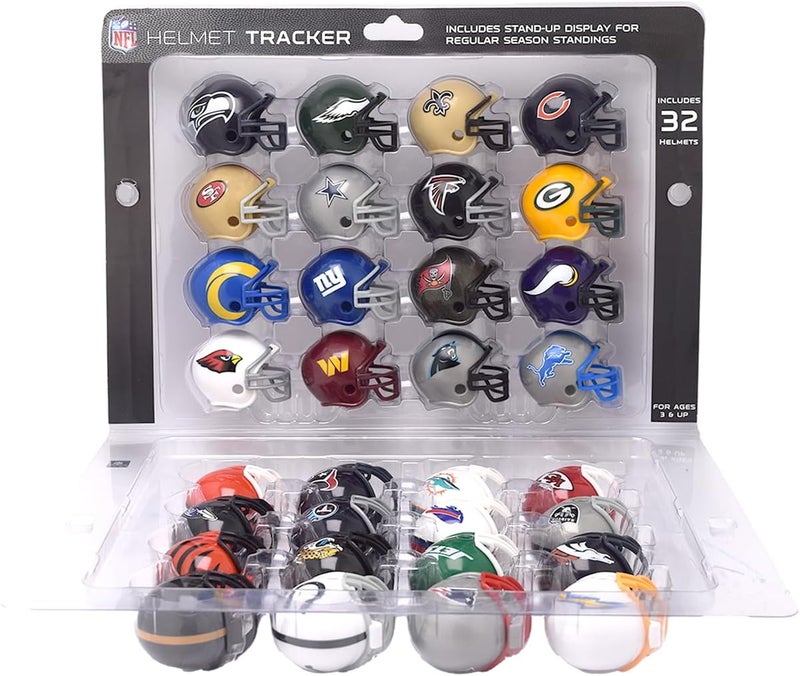 Riddell 32 Piece NFL Helmet Tracker Set - Gumball Size Helmets - All NFL Current Logo's - New 2024 Set - Image 3