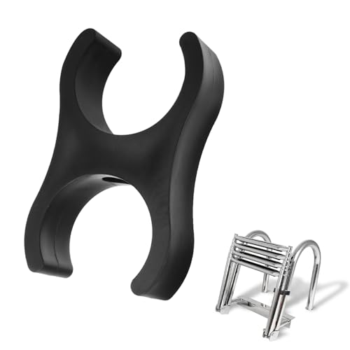 ALOCS B00351PLWS Marine Storage Stowing Clip for Pontoon Boat Ladder Boat Hook Holder Clip Pontoon Ladder Stowing storage Clip for 3 Step Boat Telescopic Ladder or 4 Step Boat Telescopic Ladder 1 Pack - Image 1