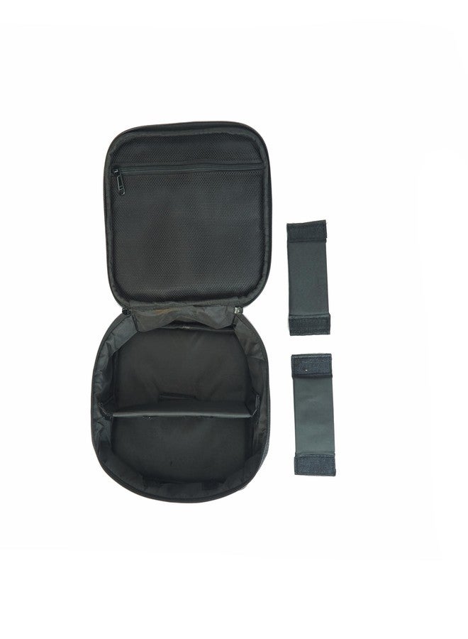 Rustic Leather GlamPro Travel Cosmetic Case Organizer - Image 3