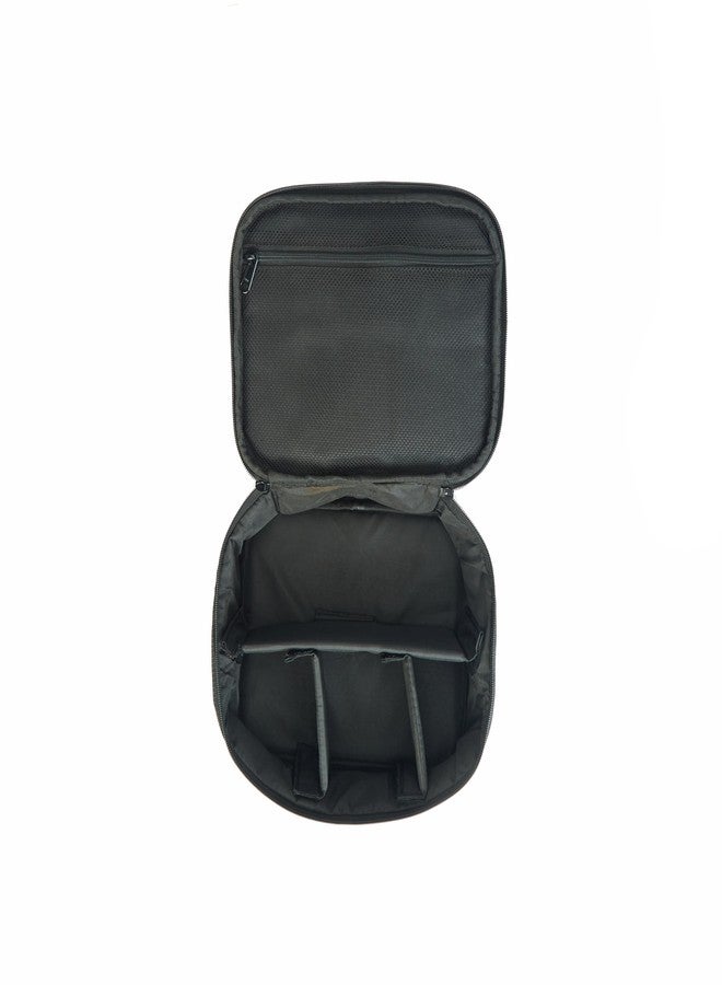 Rustic Leather GlamPro Travel Cosmetic Case Organizer - Image 4