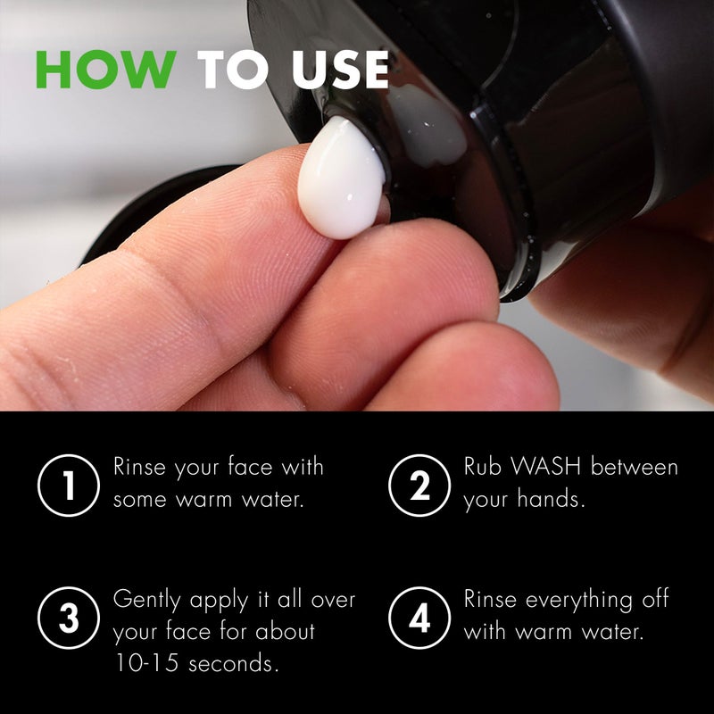 Tiege Hanley Daily Face Wash for Men, Gentle Fragrance-Free Cleanser with Jojoba Oil, Aloe, & Vitamin B3, Hydrating Foaming Formula for Deep Clean, Gentle on Sensitive Skin, Menâ€™s Skin Care, 2.5 Fl Oz - Image 5