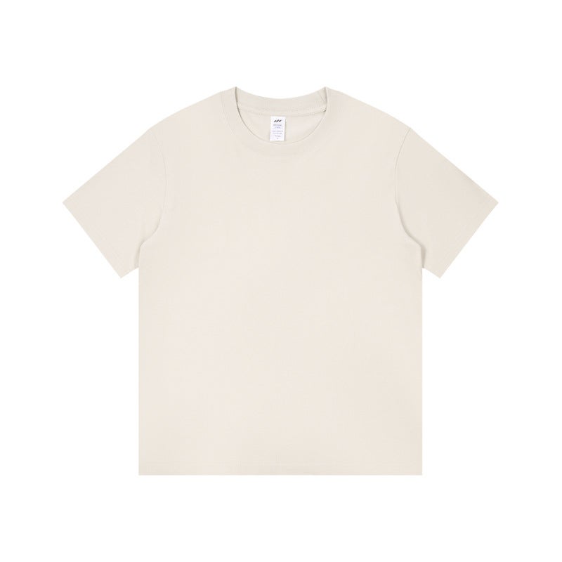 Heavyweight 230g Cotton Mens Tee Spring/Summer Pearl white
