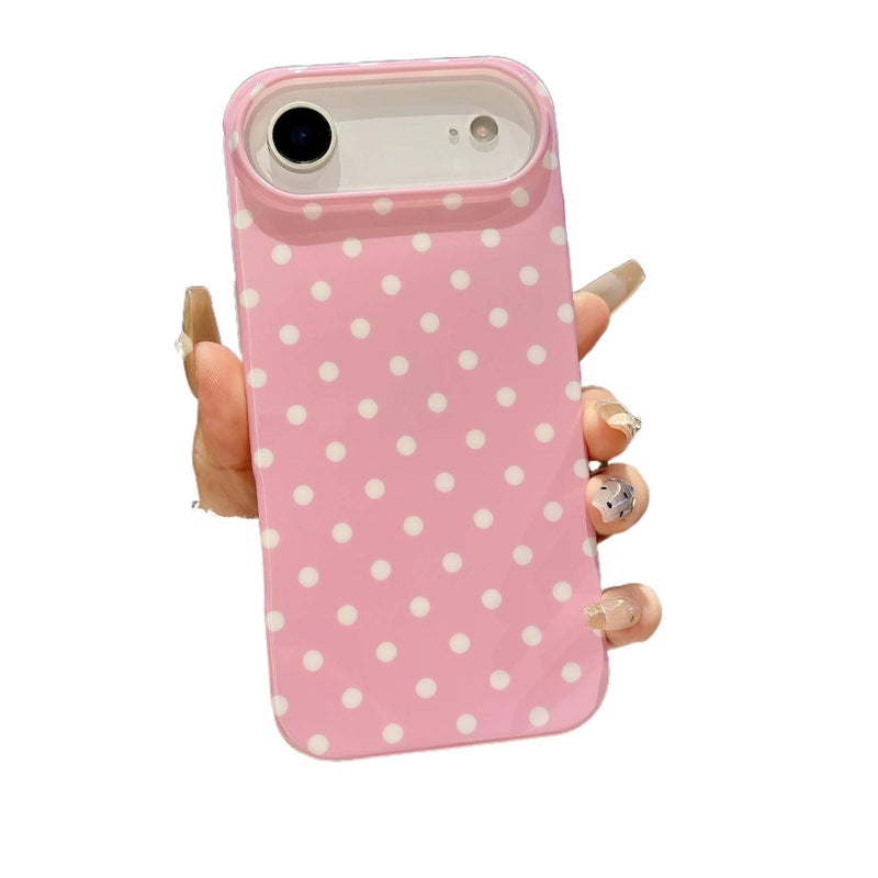 غطاء واقي بTPU لـ iPhone 14 / 14 Plus / 14 Pro / 14 Pro Max باللون برتقالي مضاد للانزلاق من مادة TPU مع نقشة منقطة وتغطية كاملة مع قبضة مضادة للانزلاق مع مقاوم للخدش للمدرسة - Image 4