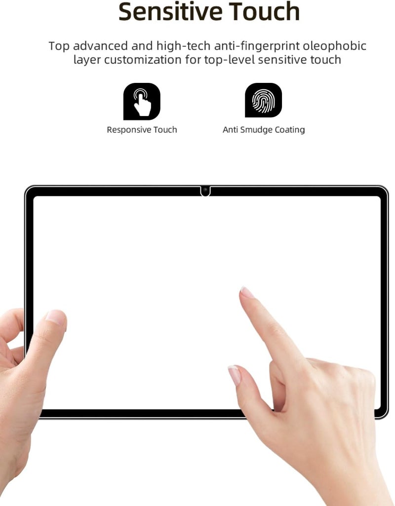 WUNIAK Screen Protector for Alldocube iPlay 70 Max Pro 13-inch, HD Scratch Resistant Tempered Glass Film for Alldocube iPlay 70 Max Pro Drop Protection,Touch Sensitive,Anti-Fingerprint,2 pack. - Image 5