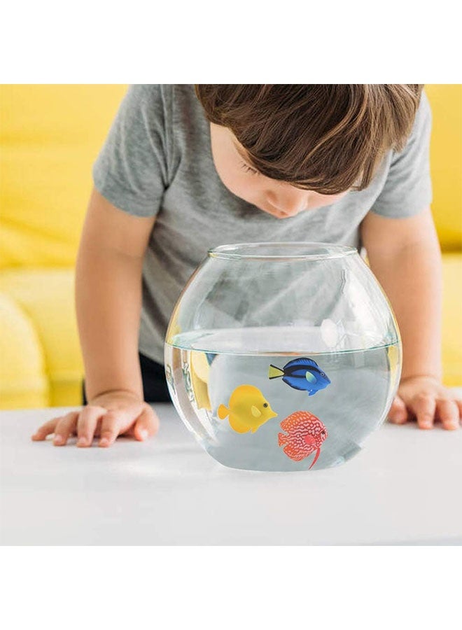 Realfrog 3PCS Artificial Aquarium Silicone Floating Glowing Clownfish Set, Underwater Saltwater Decor Ornaments for Fish Tank, Colorful Simulation Animal Decoration for Bowl,Swimming Fish Toy,Glowing Bath Toy - Image 5