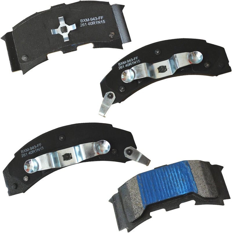 Bendix Premium SBM261 Semi-Metallic Front Brake Pads for Pontiac Fiero 1987-1984 - Image 1