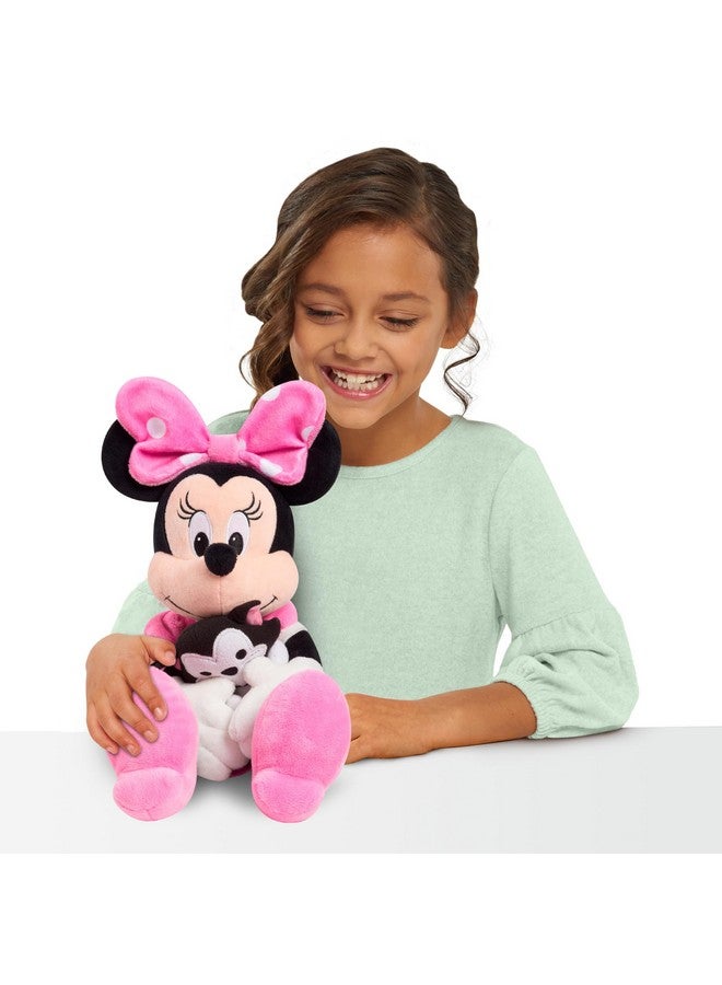 Just Play Disney Classics Lil Friends Minnie Mouse and Figaro 16.5-inch Large Plushie Stuffed Animal, Kids Toys for Ages 2 Up by Just Play - Image 2