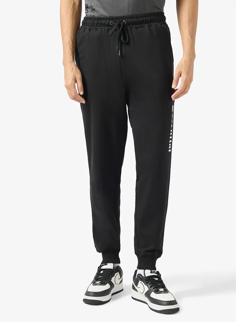 Seventy Five Text Print Oversized Joggers