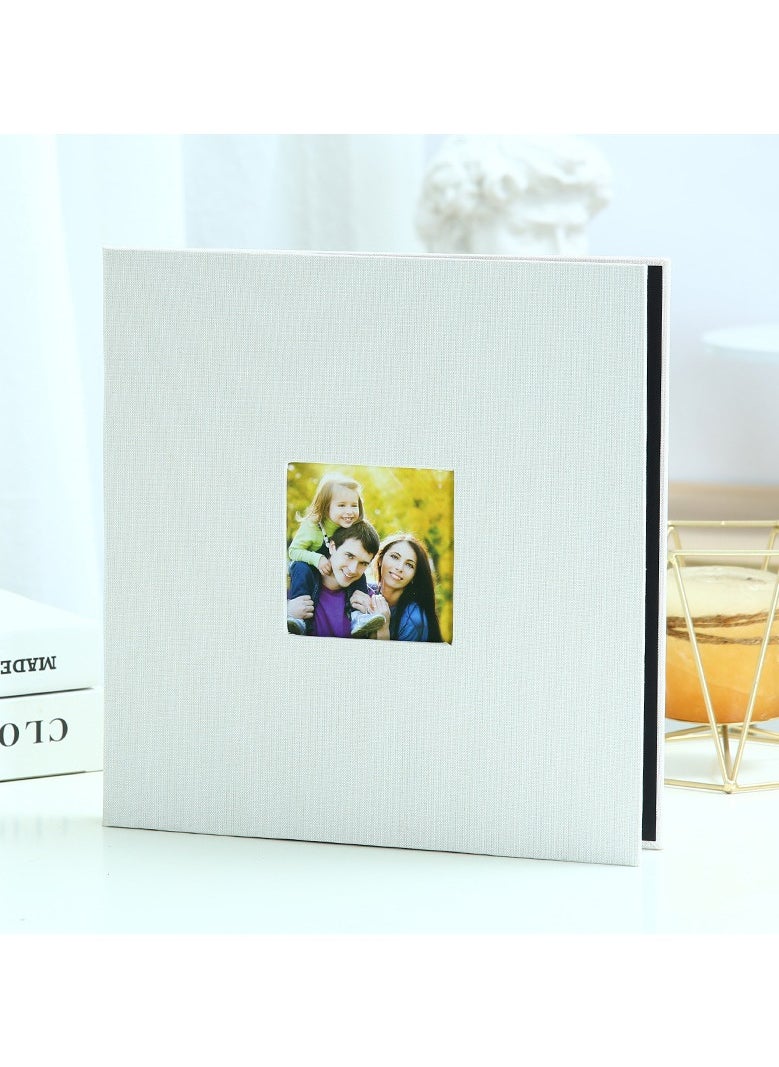 40 Pages Photo Album Self Adhesive Scrapbook Album (White)