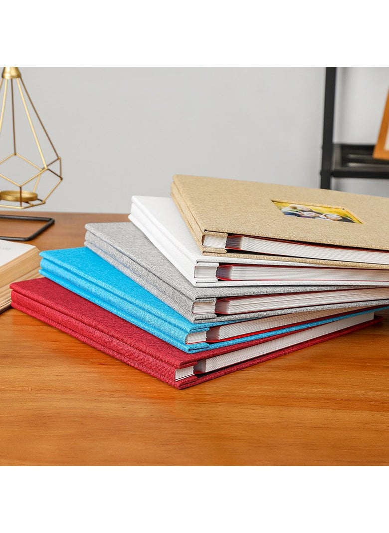 40 Pages Photo Album Self Adhesive Scrapbook Album (White)