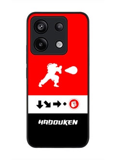 Stylizedd Rugged Black Edge Case for Xiaomi Redmi Note 13 Pro 5G, Slim fit Soft Case Flexible Rubber Edges Anti Drop TPU Gel Thin Cover -  Hadouken  - Image 1