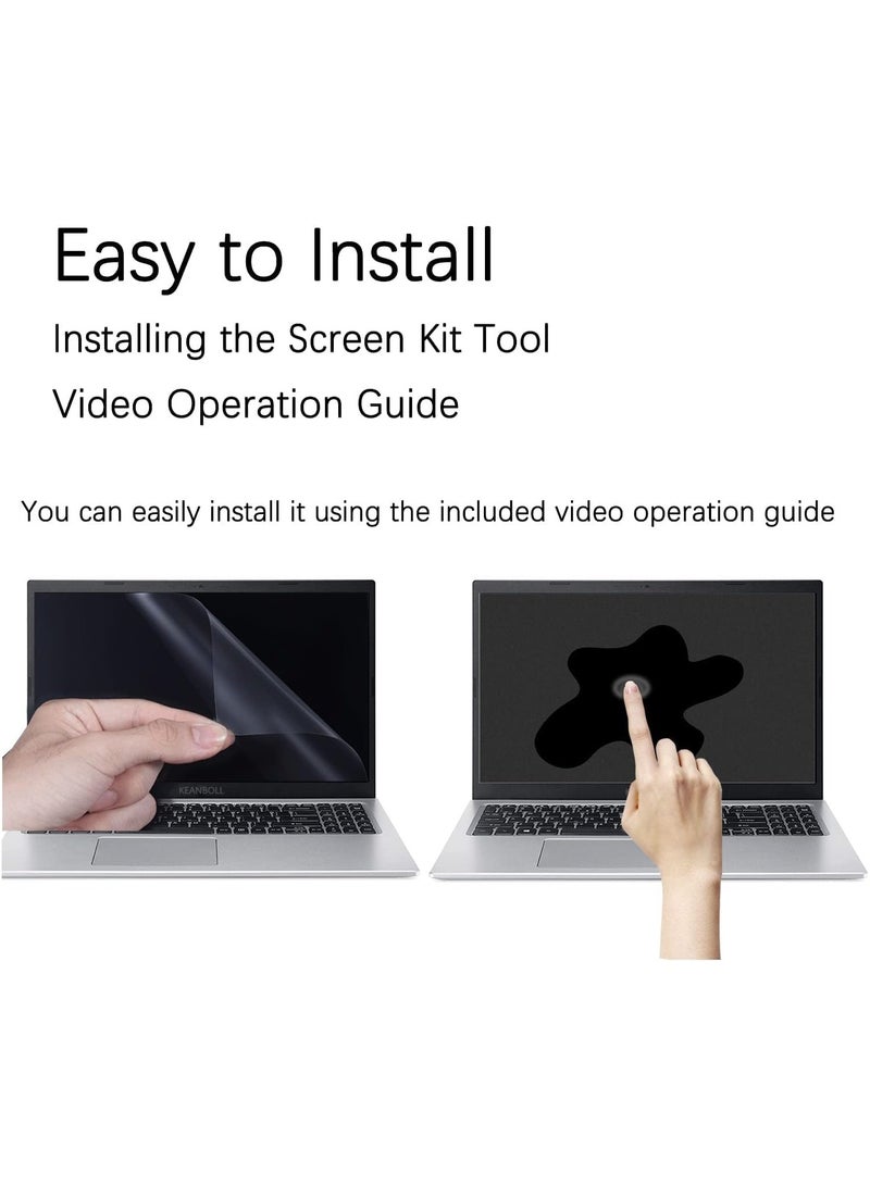 general Compatible with 2025 ASUS Zenbook Duo 2-in-1 Laptop Dual 14-inch (UX8406C) Keyboard Protector + HD Scratch-Resistant Primary and Secondary Screen Protectors - Image 3