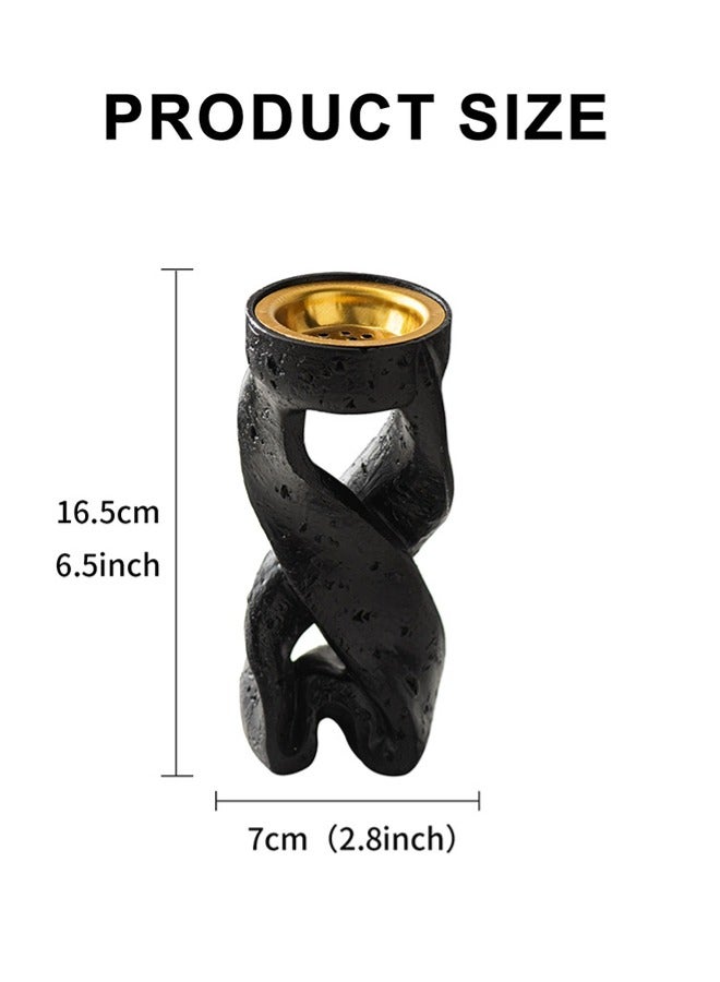 ShebSheb Resin Incense Burner(Mabkhara),Artistic Bukhoor Incense Holders 16.5x7 x7 cm - Image 4