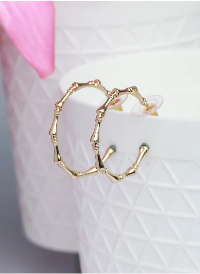 برياسي Contemporary Half Hoop Earrings