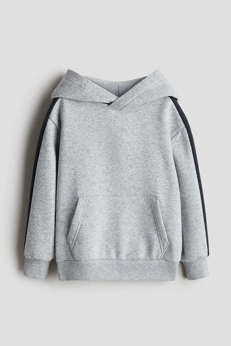 H&M Contrast-panel hoodie