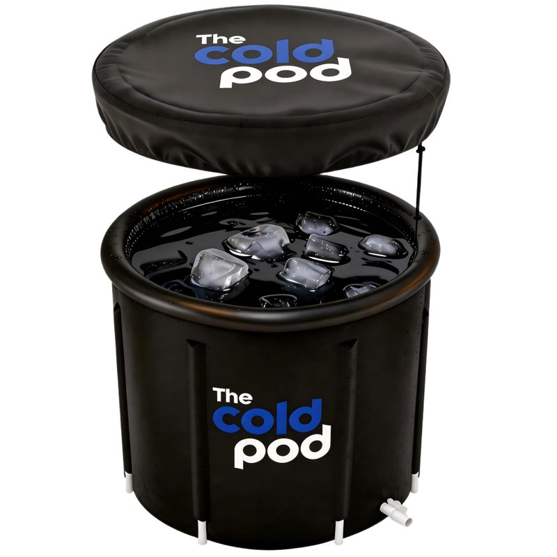 The Cold Pod Ice Bath Tub for Athletes XL: Cold Plunge Tub Outdoor with Cover,116 Gallons Portable Ice Bath Cold Water Therapy Plunge Pool,Large Ice Tub for Cold Dippers at Home - Image 1