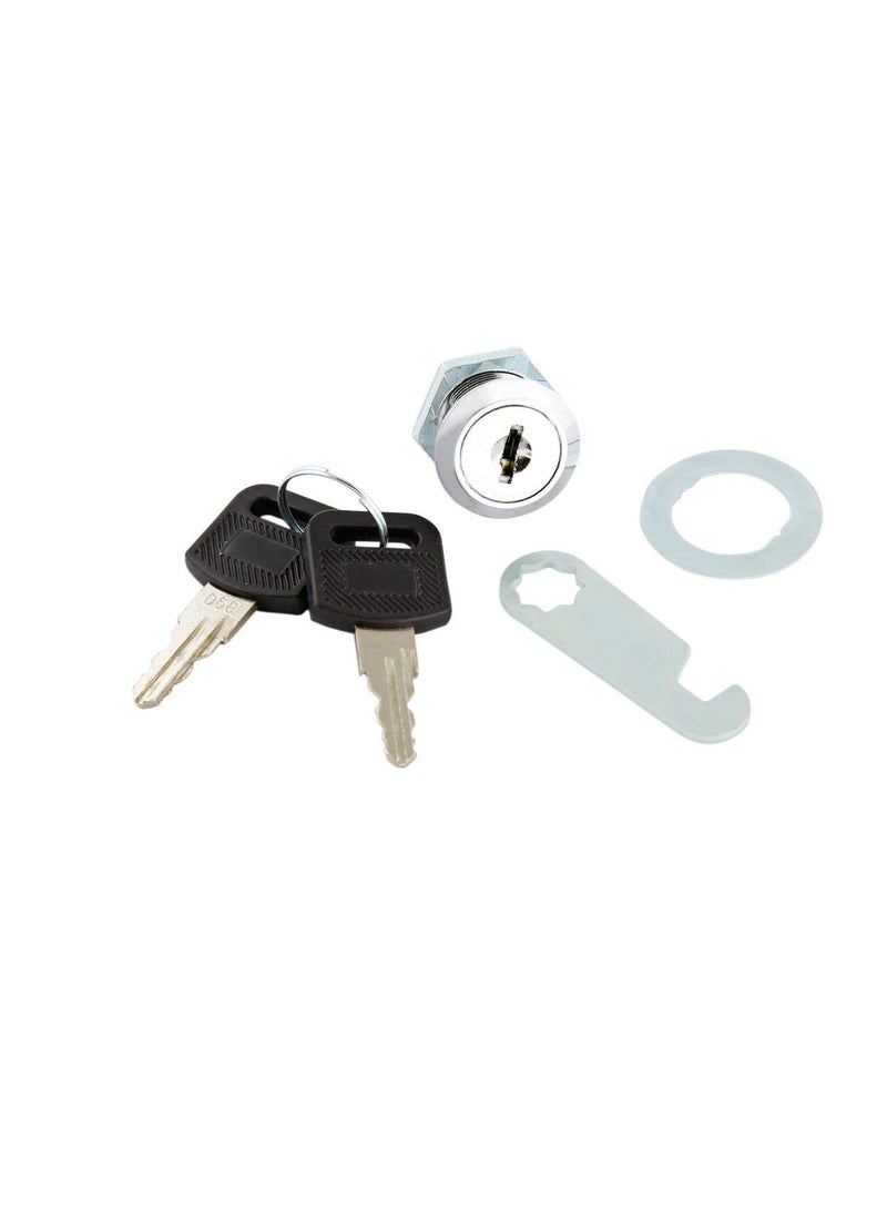 ROBUSTLINE Robustline Cam Drawer Lock - Chrome Plated  - Image 1